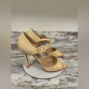Manolo Blahnik 37 (7) croc skin